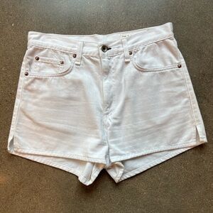 Rag & Bone White Denim Women Shorts
